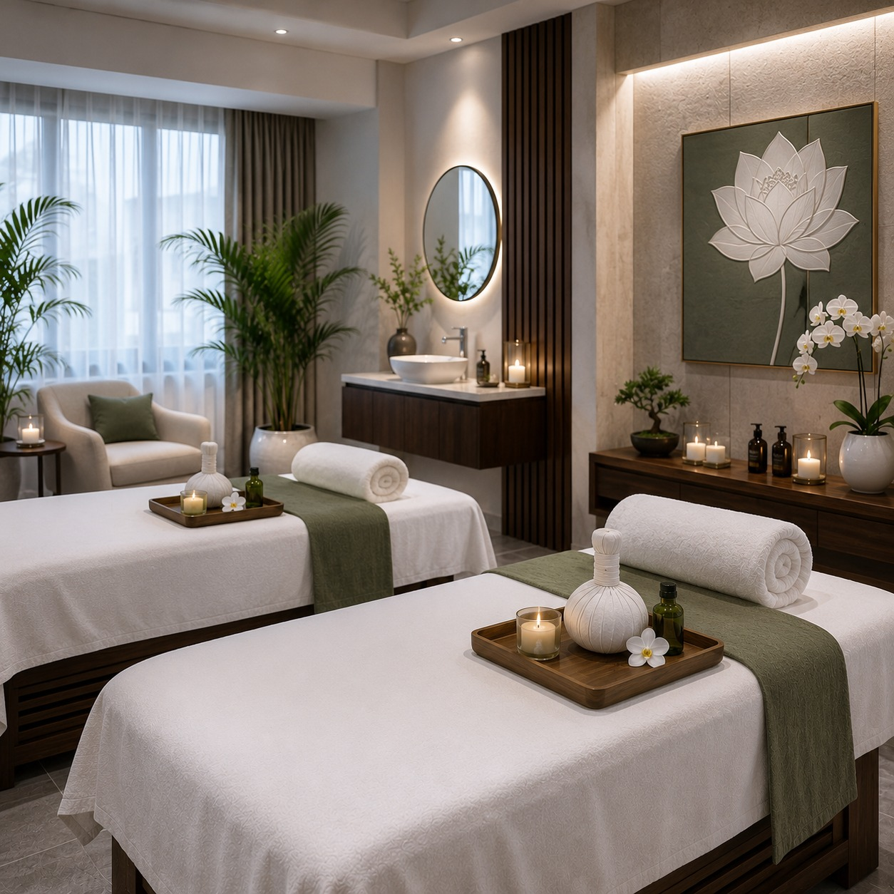 Elegant Aris Wellness spa interior